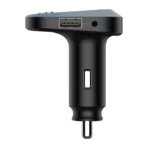 Auto Drive Bluetooth FM Transmitter,with App Control,Compatible with Most Smartphones,5.8x4.3x7.2cm - Image 2