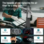 YXPCARS 3PCS Cabin Air Filter for Chevy Cruze 16-19 Equinox Impala GMC Buick, New Activated Carbon Cabin Air Filter Replacement (CF11966) - Image 3