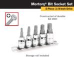Titan 68965 5-Piece 3/8-Inch Drive Mortorq Bit Socket - Image 2