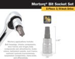 Titan 68965 5-Piece 3/8-Inch Drive Mortorq Bit Socket - Image 3