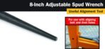 TITAN 8" ADJUSTABLE SPUD WRENCH - Image 3
