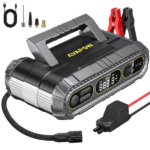 AVAPOW Jump Starter with Air Compressor, 2000A Portable Car Battery Jumper Starter with 150PSI Tire Inflator, 12V Jump Box Battery Pack