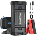 AVAPOW Car Jump Starter, 4000A Peak 27800mAh Battery Jump Starter (for All Gas or up to 10L Diesel), Battery Booster Power Pack, 12V Jump Box with LED Light, USB Quick Charge 3.0