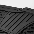 Auto Drive 2PC Rubber Floor Mats Diamond Plate Black- Universal Fit for Cars, Trucks,AD071714B - Image 4