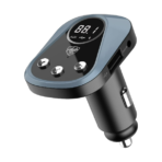 Auto Drive Bluetooth FM Transmitter,with App Control,Compatible with Most Smartphones,5.8x4.3x7.2cm