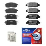 Front & Rear Disc Ceramic Brake Pads for 2002-2012 Nissan Altima 2011-2017 Juke