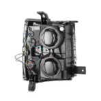 MOSTPLUS Pair Black Housing Clear Lens Headlights Headlamps for 2014-2015 Silverado 1500 - Image 6