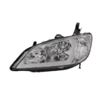 MOSTPLUS Pair Headlights Assembly w/ LED DRL Bar & Dynamic Signal for 2004 2005 Honda Civic - Image 9